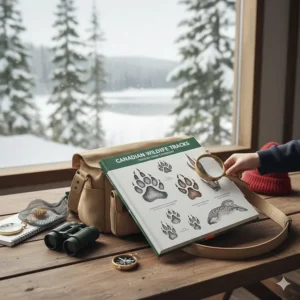 A telescope and star chart kit for kids to explore the Canadian night sky during winter break.