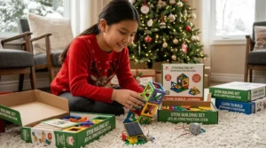 Educational STEM building blocks and coding kits for girls, a top-rated Christmas toy choice for Canadian students.