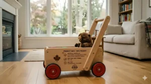 The best Canadian made baby push toys for toddlers, presented as a top-rated gift idea for baby showers and first birthdays.