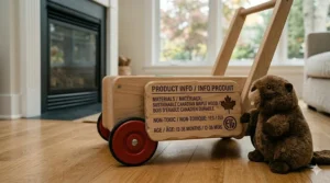 Safety-certified non-toxic baby push toys for toddlers designed and tested to meet rigid Canadian safety standards.