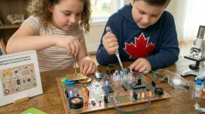 Beginner robotics kit for curious 5-year-olds | Robotique pour débutants pour enfants curieux