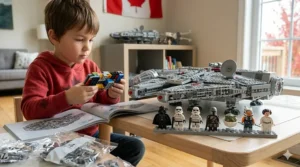Detailed Star Wars LEGO minifigures from a set for age 7+.