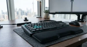High-performance esports gaming mechanical keyboard designed for fast response time